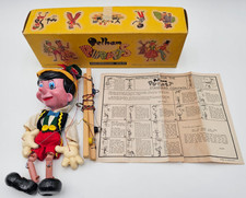 SCARCE N.O.S. DISNEY1960's"PINOCCHIO PELHAM PUPPET BOX WITH INSTRUCTIONS