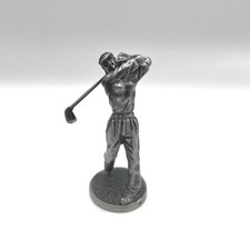 Woman Golfer Figurine Mini