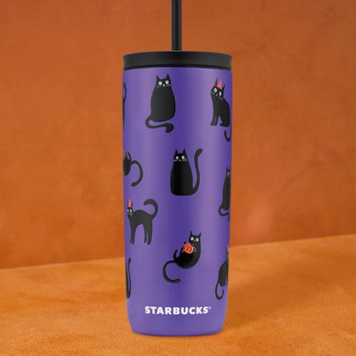 Starbucks purple cat - purple, pine