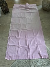 Pink Gingham Eyelet Curtains