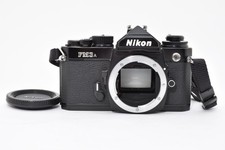 Nikon FM3A 35mm SLR Film Camera Black Body w/Strap /Cap [Exc] Japan #2639858
