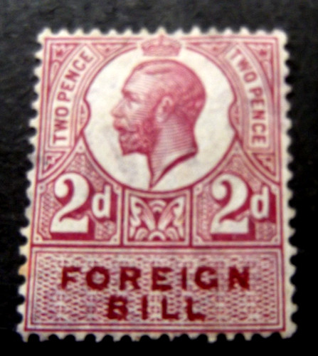 Kgv foreign bill - gb-kgv-2d,