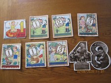 10 Early greetings cards, Children with numbers 3d stand up style