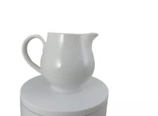 White Ceramic Waterside Fine China Large Milk Jug 1 Pint  / 600 Ml
