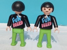 PLAYMOBIL FIGURE CHILD ANTIQUE CHILDREN SCOOTER CITY PARK GARDEN SKATE ref 3709