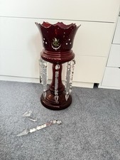 Victorian ruby glass Mantle