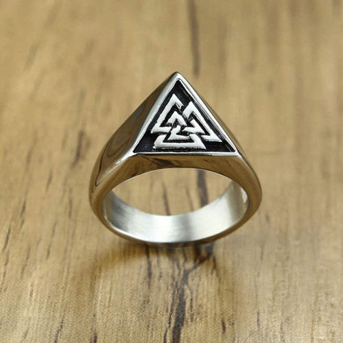 Northrune valknut viking ring - northrune,
