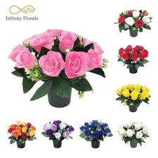 Artificial Grave Flowers Rose