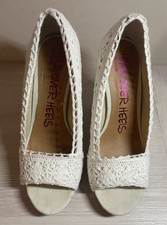 Head Over Heels Open Toed Wedge Heels