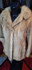 Women's Mink Coat, Fawn/Light Brown, Sm/Med, VGC, Next Day Delivery