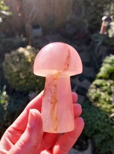 Natural rose quartz crystal - natural,