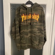 Thrasher Magazine Flame Hooded