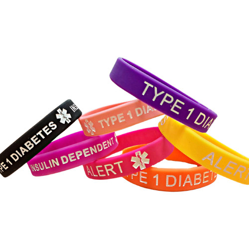 Diabetes alert wristbands - diabetes,