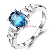 Natural Blue Topaz Gemstone