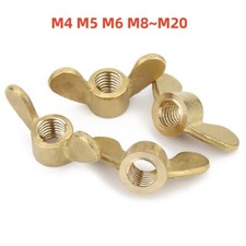Solid Brass Wing Nuts For