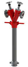 Awg Hydrant Standpipe Din 14375 Dn 80 Fire Brigade Standpipe 2x Storz B