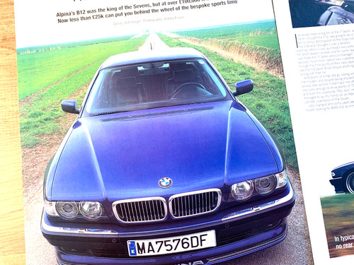 Alpina b12 series bmw e38 - alpina,