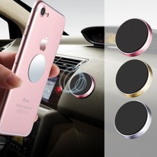 Magnetic Car Phone Holder Universal Wall Desk GPS Disc Round Metal Magnet Mount