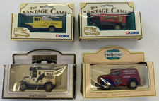 4 x CORGI /Lledo VINTAGE COLLECTION Diecast Model Vehicles BOXED Van Vans