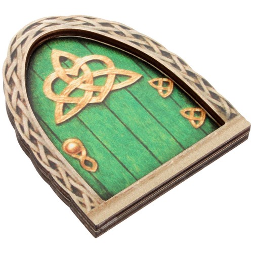 Miniature wooden fairy door - miniature,