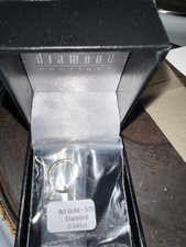 9CT Gold 375 Diamond Cut Half Hoop  Earrings Hallmarked