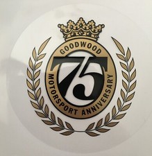 Goodwood 75 Years,Revival,Festival Of Speed,GRRC, Members,Motorsport Sticker,