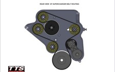 Honda S2000 Replacement Rotrex supercharger Belt Gates New C38 C38R Supersport.