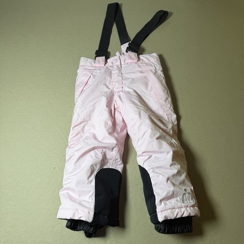 Pink lupilu girls snow bib - pink,