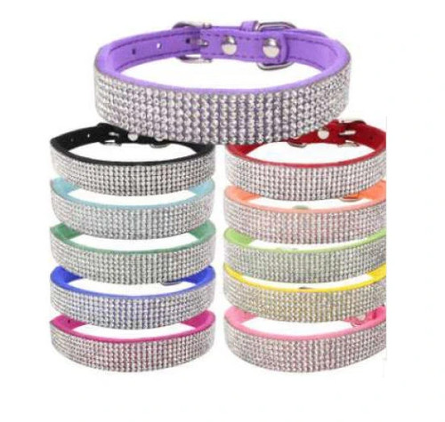 Bling rhinestone dog collar - bling,