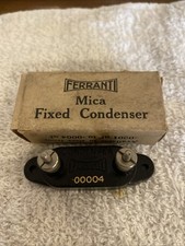 Ferranti Mica Fixed Condenser - Early Radio Part - F58