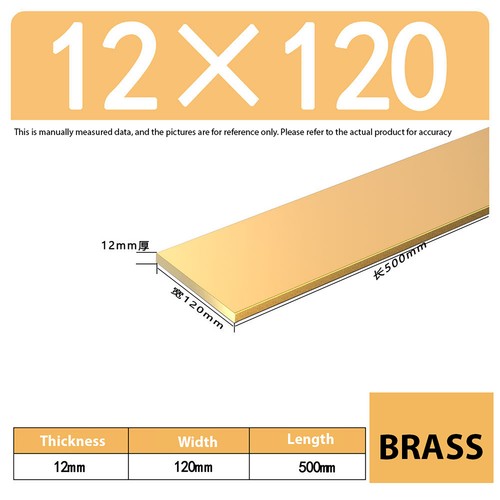 Brass flat bar - brass, 2mm