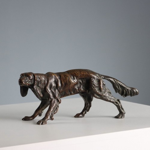Antique sculpture hunting dog - antique,