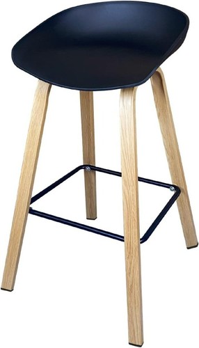 Modern bar stool black 30 - stool,