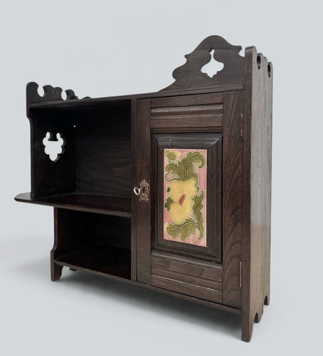 Wall cabinet antique furniture - cabinet,