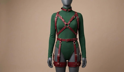 Leather harness custom - leather,