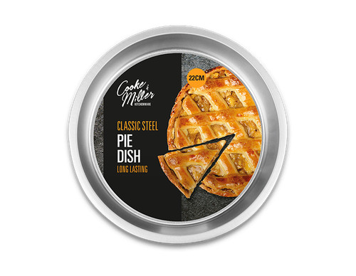 New pie dish steel - pie,
