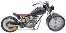 Motorcycle Clock Chopper Retro Clock Timer Model Decoration Metal JMA058.2