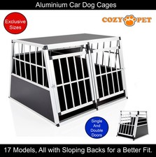 Car dog cage aluminium cozy - car,