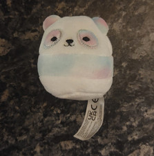 Squishville Squishmallow Rainbow Dream Squad Pastel Panda. 2". Pre owned