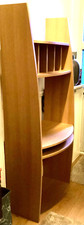 6FT TALL CONTENT BY CONRAN LIGHT OAK DESK WITH COMPUTER SHELF