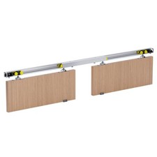 Double door sliding track gear - double,