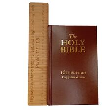 KJV Bible 1611 Edition Hardcover Authorized King James Version Brown Present
