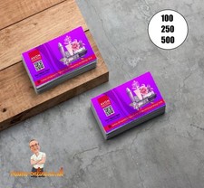 Avon Business Card Purple Design Single Sided   300gsm uncoated card