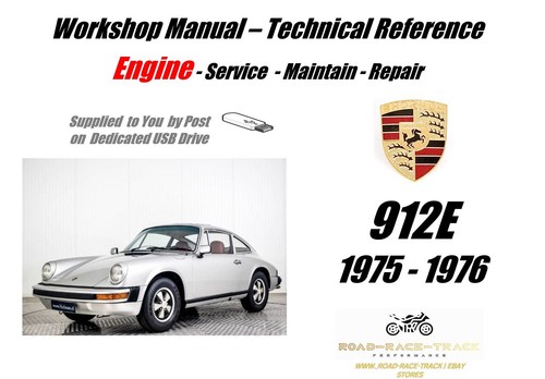Porsche 912e engine workshop - 912e,