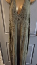New Boohoo Crochet Khaki