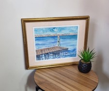 WATERCOLOUR painting Seascape