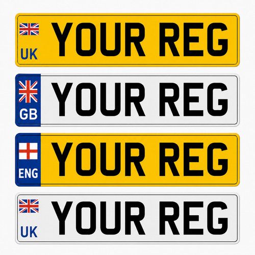 Standard number plates - standard,
