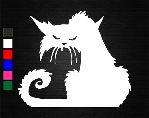 Spooky cat vinyl decal - spooky,