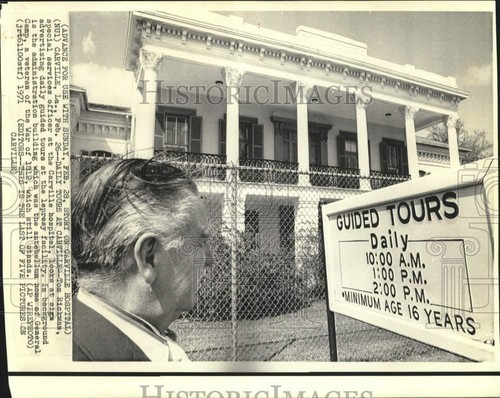 1971 press photo carville - press,