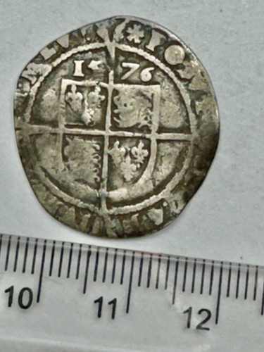 1576 elizabeth 1st hammered - elizabeth,